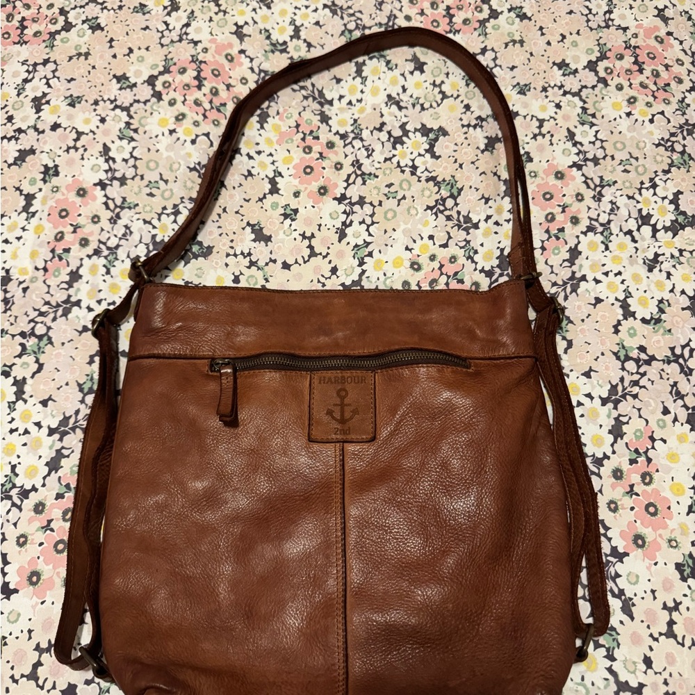 Harbour 2nd Brown Leather convertible bag
